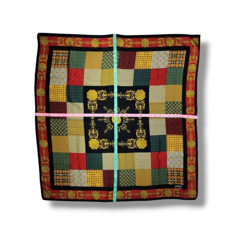 Italy Patricia Paris  Equestrian Pattern Scarf 34